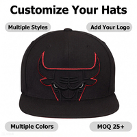 Gorras Heycap Personalizadas con Visera Plana, Gorra Unisex con Logotipo Bordado en 3D, Gorras Snapback de Múltiples Colores