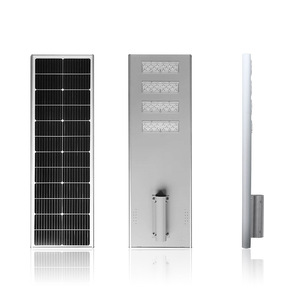 Solar Street <b>Light</b> 60W <b>LED</b> Aluminum Alloy Wall Mount Outdoor Waterproof Road Garden Lighting - Product Image 1