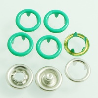 Tapa de anillo de Color pintado con revestimiento de esmalte personalizado, botón a presión de 8MM, 9MM, 10MM, 11MM, 11,5 MM, 12MM, 13MM, 14MM y 15MM