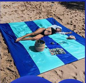 Alfombra de Camping Plegable, Portátil, Impermeable, con Logotipo Personalizado, Resistente a la Arena, Manta de Playa - Product Image 3