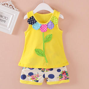 Proveedores Chinos de Conjuntos de Ropa de Verano para Bebés Niñas Recién Nacidas al por Mayor - Product Image 2
