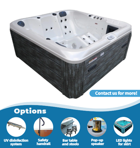 Design semplice economico e conveniente accomodato 5 persone Balboa acrilico vasca idromassaggio Spa all'aperto <span class=keywords><strong>jacuzzi</strong></span> per la famiglia - Product Image 2