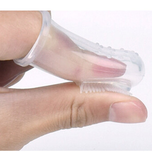 <span class=keywords><strong>Brosse</strong></span> à dents pour bébé en silicone réutilisable en gros, <span class=keywords><strong>brosse</strong></span> à doigts en silicone avec boîte en plastique - Product Image 3