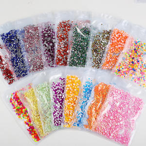 Serie de neón personalizada, tamaño mixto, diamantes de imitación con parte posterior plana, decoración de <span class=keywords><strong>uñas</strong></span> y funda de teléfono, decoración DIY, cristal brillante, venta al por mayor - Product Image 1