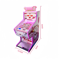 Machine de jeu de flipper mécanique à pièces électriques pour enfants, série d'animaux de dessin animé personnalisée, arcade tout-en-un