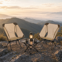 Chaise pliante en aluminium 7075 ultra-légère de 910 g, durable et portable, idéale pour la randonnée, le camping, la pêche, les pique-niques, la plage