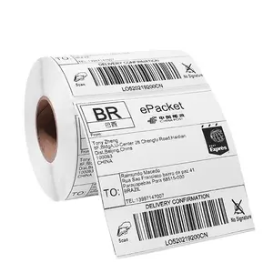 Drie-Proof Thermisch Drukpapier Logistiek Label Commodity Transport Identificatie Geschikt Voor 4*6 Inch Thermische Printer