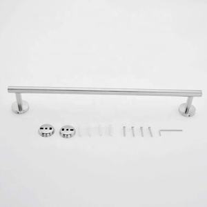 Porte-serviettes mural en acier inoxydable 304, Style hôtel brossé, accessoires <span class=keywords><strong>de</strong></span> <span class=keywords><strong>salle</strong></span> <span class=keywords><strong>de</strong></span> <span class=keywords><strong>bain</strong></span>, <span class=keywords><strong>barre</strong></span> porte-serviettes simple, offre spéciale - Product Image 6