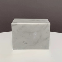 Décoration de mariage marbre acrylique rectangle présentoir piédestal ensemble de support de piédestal élégant supports de piédestal pour réception de mariage