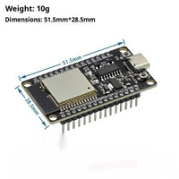 Carte de développement ESP-32 : WIFI + 2-en-1, CPU double cœur, faible consommation d'énergie ESP32 E SP-32S 2,4 GHz