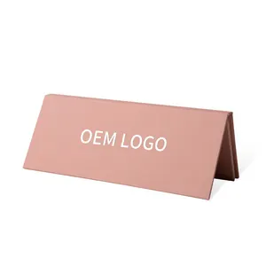 OEM customized 3 color blush pan pink round cake blush small batch private label makeup