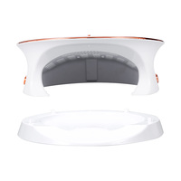 Lampe à ongles LED UV 168W-Capteur professionnel de sèche-ongles et 4 réglages de minuterie-Idéal pour le durcissement du vernis à ongles en gel, le salon et la maison