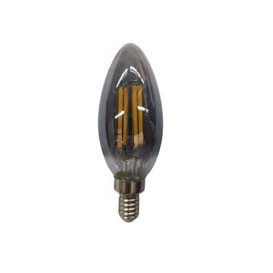 Hochwertige Weihnachts dekorationen Kerzen lampe 2W 4W 6W 2700K 110V E12 E14 Bernstein Rauch grau C35 <span class=keywords><strong>LED</strong></span>-Lampe für Haus Restaurant Café - Product Image 2