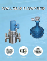 High Viscosity Resistant Oval Gear Flow Meter, Custom for Asphalt Resin Heavy Oil Industrial Measurement