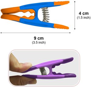 Lot de 24 pinces à <span class=keywords><strong>linge</strong></span> en plastique antidérapantes de haute qualité, robustes, à prise souple - Product Image 2