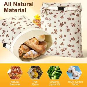 2 pak tas roti lilin lebah untuk Sourdough, tas lilin lebah untuk roti buatan rumah, ramah Freezer & kesegaran - Product Image 2