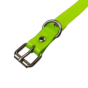 <span class=keywords><strong>Collar</strong></span> de Perro de <span class=keywords><strong>TPU</strong></span> Verde de Alta Calidad de 20 mm, <span class=keywords><strong>Collar</strong></span> Impermeable para Mascotas para Entrenamiento y Ladridos, Patrón Sólido Personalizado - Product Image 2