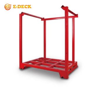 Palette métallique logistique industrielle pliable empilable pour entrepôt européen - Product Image 1