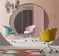 Nouveau maquillage filles chambre peut tourner pétale dossier chaise coiffeuse coiffeuse chaise