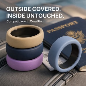 เคสซิลิโคน Oura Ring 5/4 Galaxy Ring RingConn Ultrahuman สำหรับเดินทาง ท่องเที่ยว ป้องกันแหวนอัจฉริยะ พกพาสะดวก หลายสี - Product Image 5