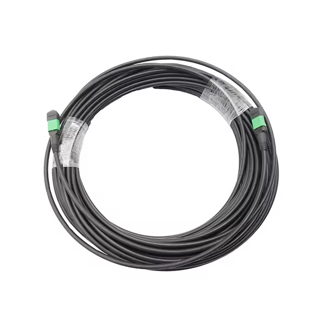 Armoured cable Outdoor Patch Cord SM MPO to MPO with weatherproof Connector armoured fiber patch cord