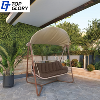 TG Moderne Intérieur et Extérieur Balançoire Grand Patio Rotin Simple 2 places Nid Suspendu Oeuf Chaise pour Jardin