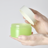 Pots en plastique PP de 100 g avec couvercle magnétique pour soins de la peau et gommages corporels