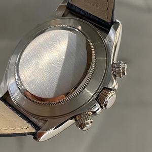 นาฬิกาแฟชั่นหรูหราสำหรับทุกเพศ นาฬิกาข้อมือเพชรหรูหรา สไตล์ธุรกิจที่สวมใส่สบาย สายหนัง นาฬิกาจักรกลสำหรับผู้ชาย - Product Image 5