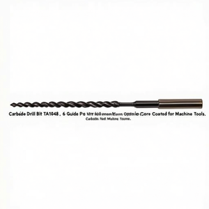 Carbide <b>Drill</b> Bit TA1048 6 <b>Guide</b> Pads Optimized Core Coated for Machine Tools - Product Image 2