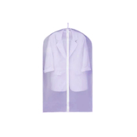 Sacs de vêtements d'usine d'examen Bsci de luxe personnalisé de haute qualité sacs de vêtements de costume non tissé de nettoyage à sec noir/