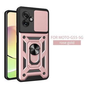 Venta caliente cubierta trasera para <span class=keywords><strong>MOTO</strong></span> G55 5G con marco de lente kickstand Case - Product Image 5