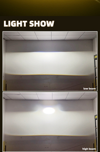 Phare LED matriciel SANVI M3PRO à trois lentilles, projecteur Bi-LED 12V, mise à niveau avant, système optique double 5500K - Product Image 3