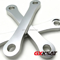 Liens de suspension arrière GXKSAT Dogbones compatibles avec KWK KLR650 KLR 650 1987-2007 en aluminium CNC argenté