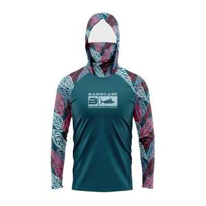 <span class=keywords><strong>Maglia</strong></span> da Pesca 3-in-1 UPF 50+ Impermeabile, Antivento e Antimosche, ad Asciugatura Rapida, con Cappuccio e Maschera Viso, Manica Lunga, Abbigliamento Protettivo per Esterni - Product Image 4