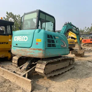 Excavadora de SK60-8 Kobelco, motor Yanmar, hecho en China, año 2019