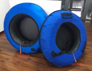 Livraison rapide hiver neige <span class=keywords><strong>luge</strong></span> toboggan gonflable en caoutchouc fond neige Ski Tube pour enfants adultes - Product Image 2