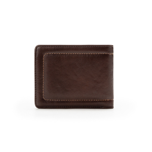 Brown RFID Leather <b>Card</b> <b>Holder</b> <b>Wallet</b> 8 Slot <b>Card</b> Organizer Slim ID Case <b>for</b> Promotional Gift - Product Image 2