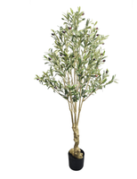 Vente en gros de grands oliviers artificiels anciens Art décoratif avec coffre en PE pour la décoration de la maison ou du bureau