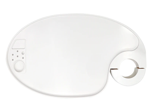 درج قشارة 45/50 صفيحة بلاستيكية شاملة قابلة للتدوير مثبتة على رف طاولة بيضاوية الشكل ملحقات أسنان - Product Image 5