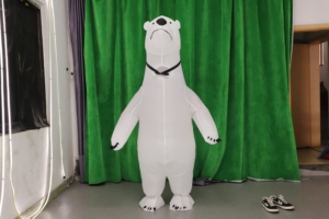 Costume de poupée gonflable ours polaire blanc <span class=keywords><strong>Airfun</strong></span> de vente chaude pour adultes pour la promotion et l'utilisation de carnaval - Product Image 4