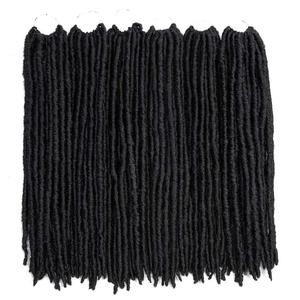 Extensions de Cheveux Fausses Locs au Crochet Droites Pré-bouclées En Gros Fibre Synthétique Couleur Ombrée 20 Pouces - Product Image 2