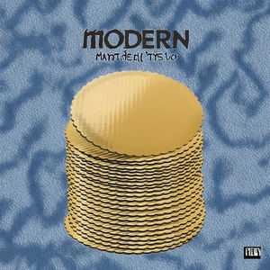 Tableros de tambor MDF blancos en relieve y bandejas de pastelería de cartón impresas en lámina de oro para ensalada de Chocolate Sushi y Pizza - Product Image 3