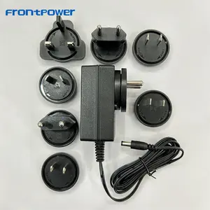 12V 3.5A 4A 15V 3A 24V 2A US EU UK AU PSE KC SAA BIS prise interchangeable indienne alimentation à découpage adaptateur SMPS