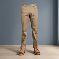 Pantalon de travail pour homme en coton sergé respirant de haute qualité, uniforme de travail industriel robuste personnalisé, anti-odeur et de sécurité