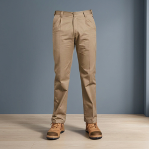 Pantalon de travail pour homme en coton sergé respirant de haute qualité, uniforme de travail industriel robuste personnalisé, pantalon de sécurité, pas cher - Product Image 3