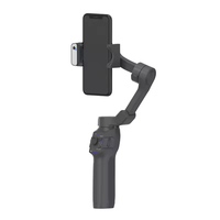 Stabilisateur de cardan portable à 3 axes, stabilisateur de cardan pliable à main avec suivi de visage par IA et objectifs grand angle