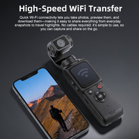 DLC M105 Pocket Gimbal Kamera 4K 330° Auto-Tracking Vlog-Kamera 1,7 Zoll Touchscreen 2400mAh Akku WLAN-Übertragung Reise Sport