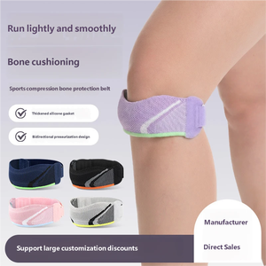 Sangle de Compression Ajustable pour Genou (Hommes et Femmes) – Soulagement de la Douleur du Ménisque pour le Basketball, le Volleyball et la Course à Pied - Product Image 1