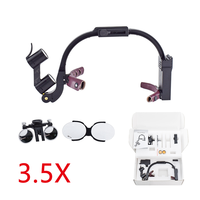 2.5X 3.5X Dentaire LED phare lampe Pour Grossissement binoculaire loupes lumière Dentisit chirurgical phare équipement de laboratoire
