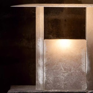 Lampe de table moderne minimaliste en marbre, lumière chaude LED E27, commande par interrupteur, pour hôtel, salle d'exposition, décoration intérieure - Product Image 5
